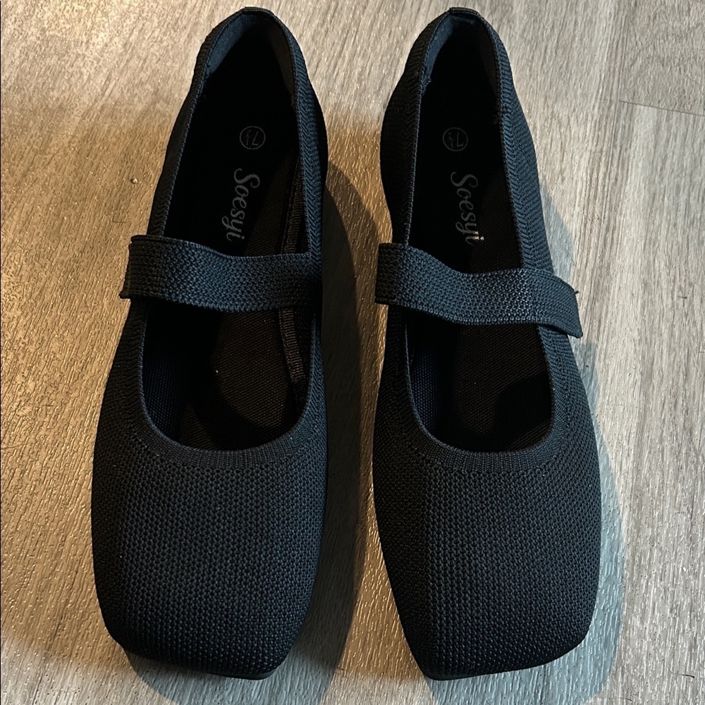 SOESYI Black Mary Jane Super soft